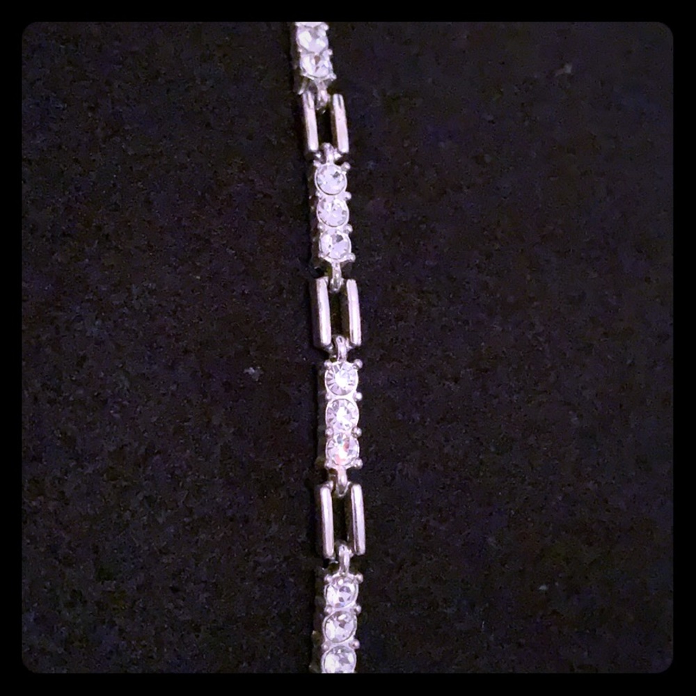 Silver and CZ Bracelet